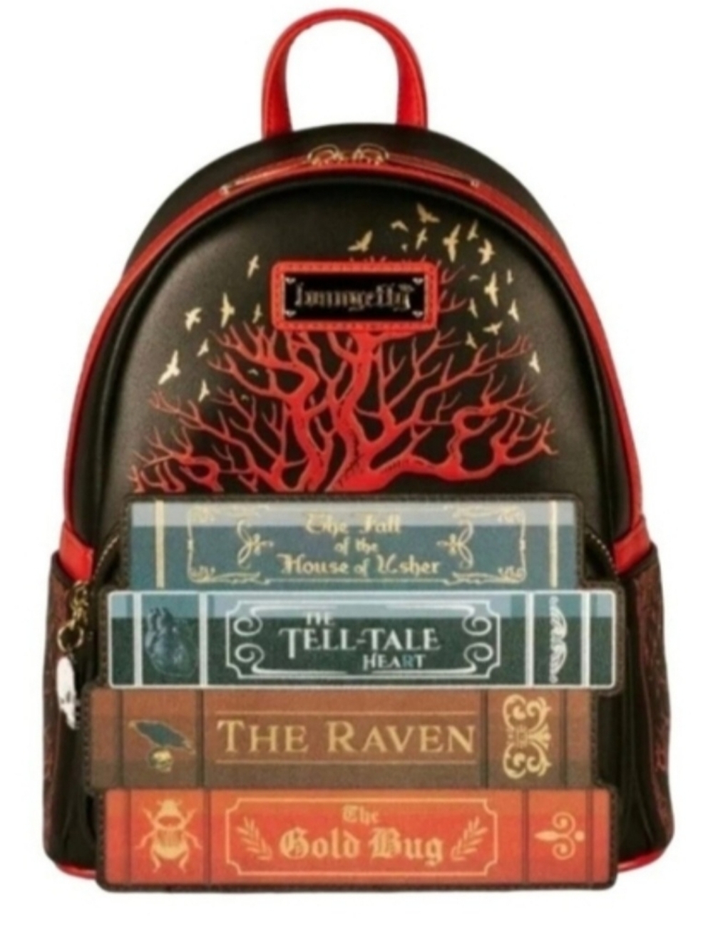 Loungefly Edgar Allan Poe Horror Books Mini Backpack Bam Exclusive